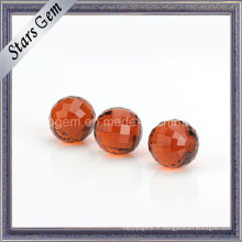 Boule en verre de couleur grenat 12mm